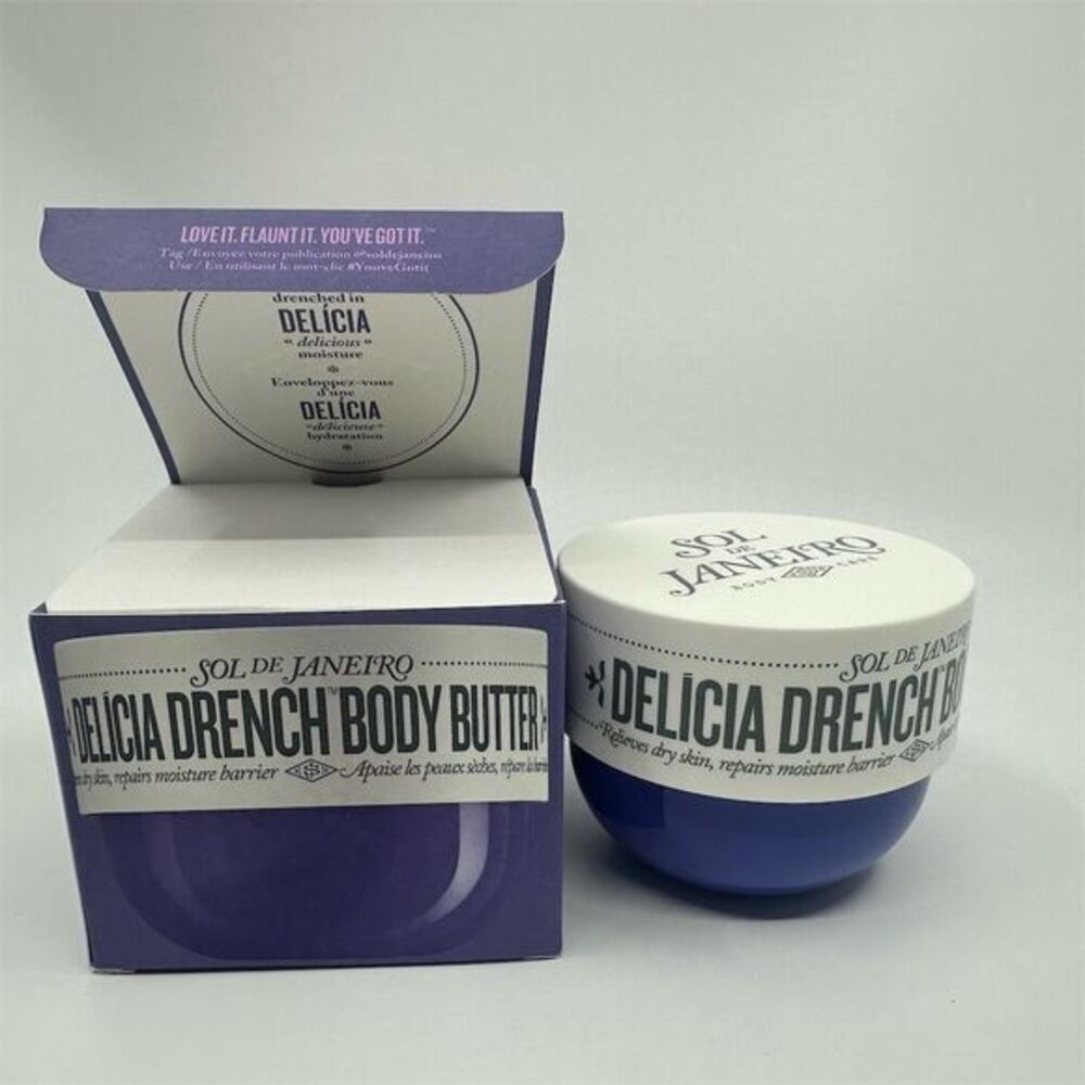 Sol de Janeiro Delicia Drench Body Butter 8.1oz Brazilian Scent NEW SEALED